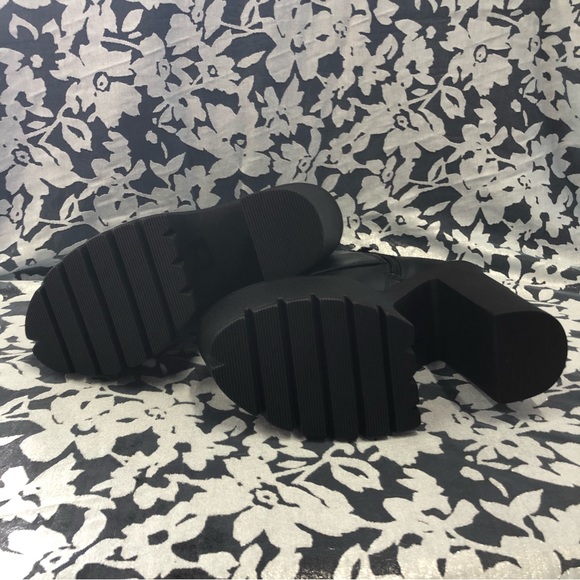 Black Chunky Ankle Boots - Picture 10 of 14